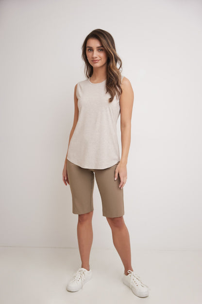 Sleeveless Business Casual Top