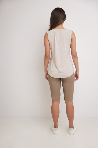 Sleeveless Business Casual Top