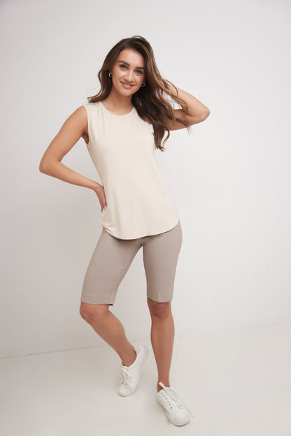 Sleeveless Business Casual Top
