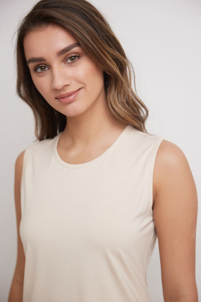 Sleeveless Business Casual Top