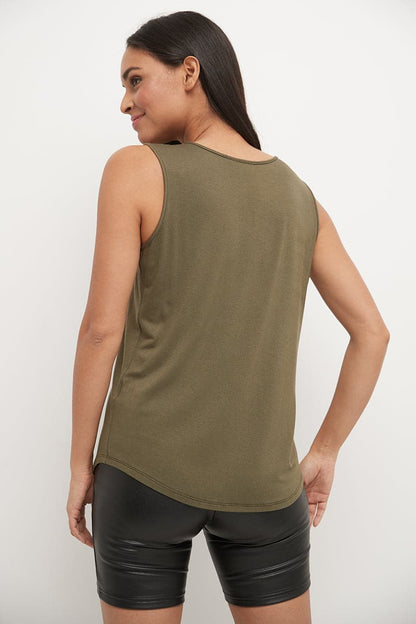 Sleeveless Business Casual Top