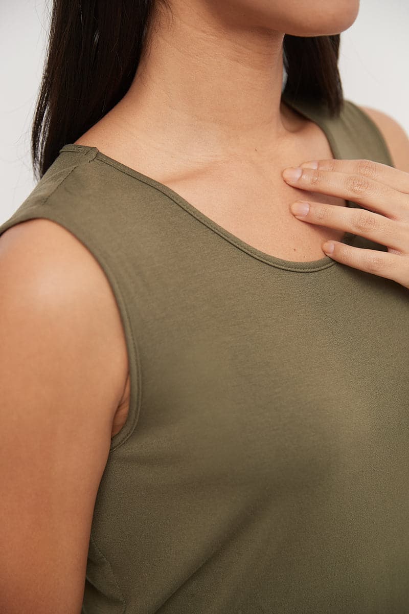 Sleeveless Business Casual Top