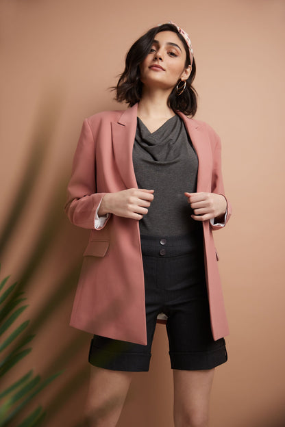 Super Soft Knit Cowl Neck Sleeveless Top