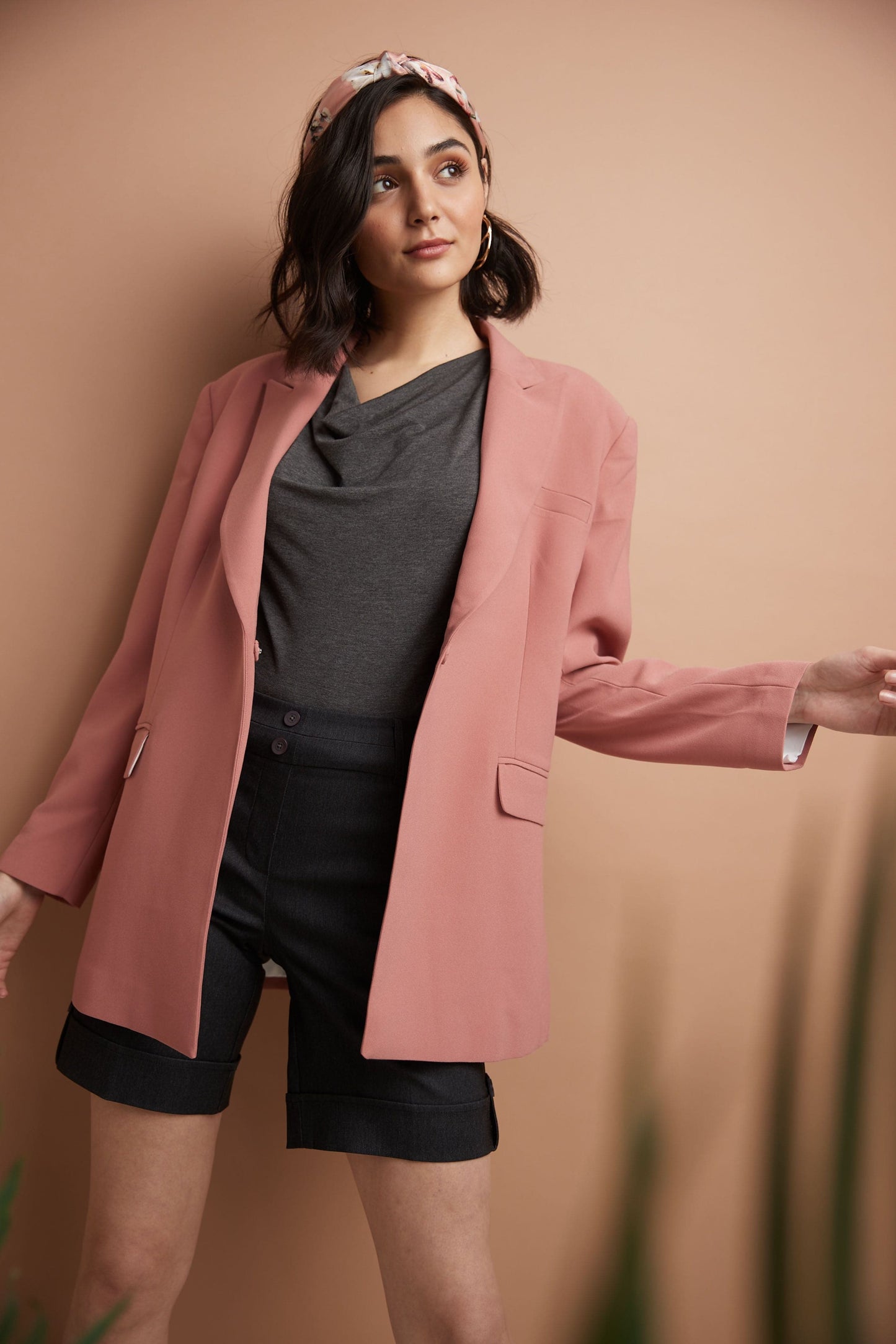 Super Soft Knit Cowl Neck Sleeveless Top