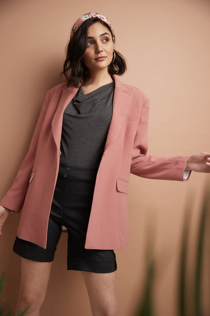 Super Soft Knit Cowl Neck Sleeveless Top