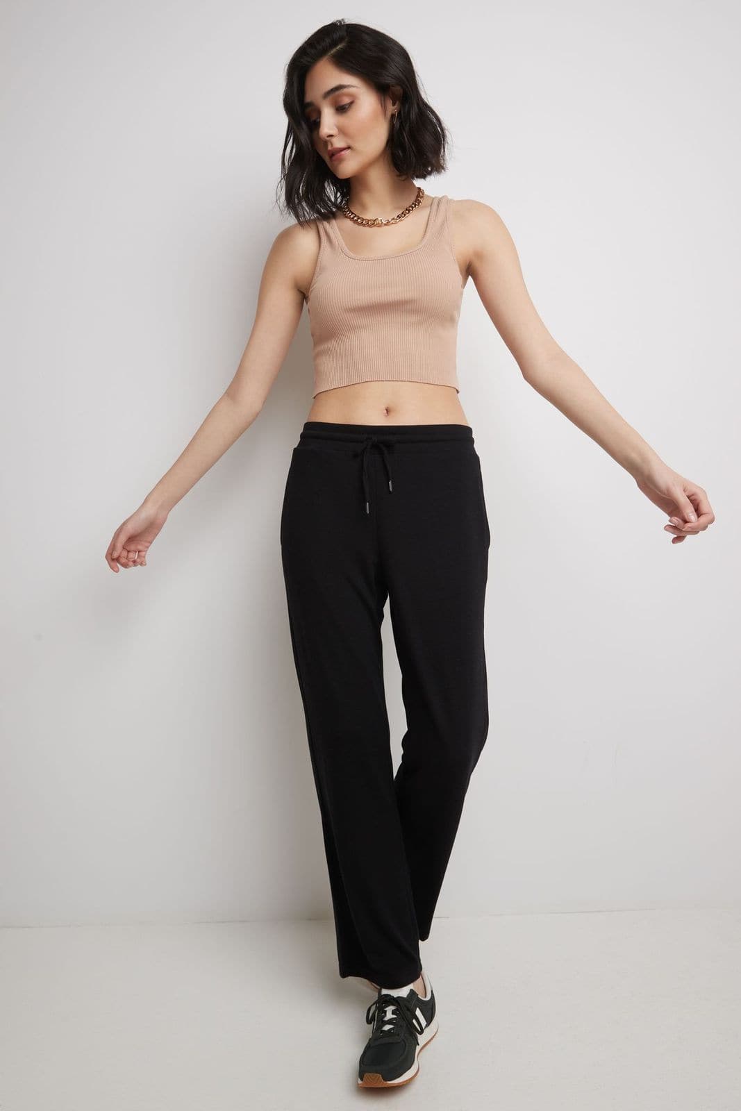 Rekucci Women's Simply Soft Straight Leg Knit Pant