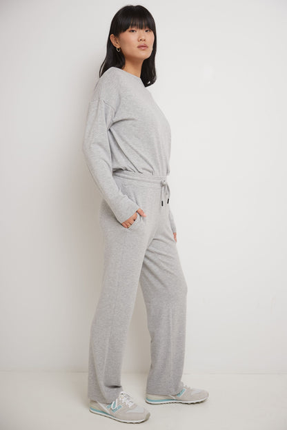 Rekucci Women's Simply Soft Straight Leg Knit Pant