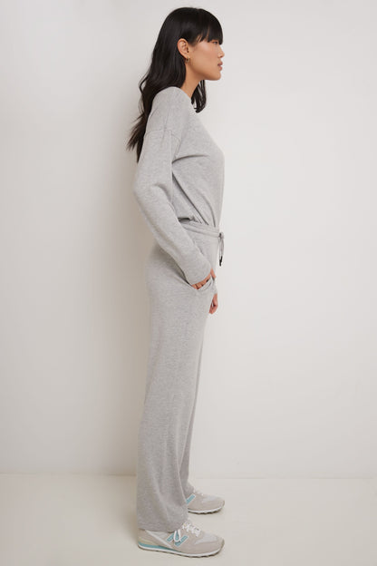 Rekucci Women's Simply Soft Straight Leg Knit Pant