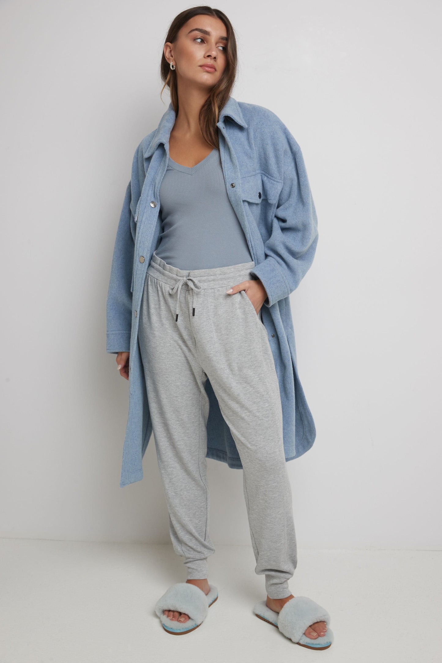 Rekucci Women's Simply Soft Knit Jogger Pants