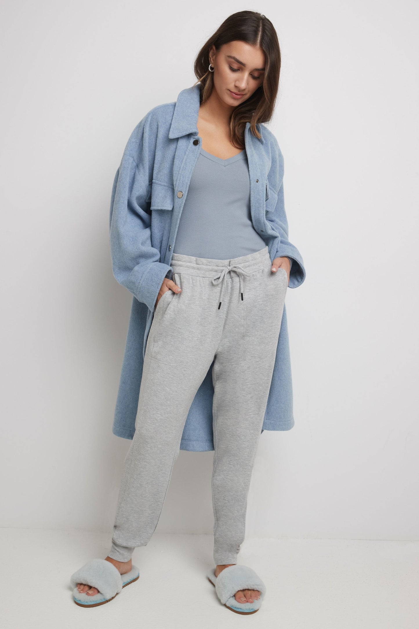 Rekucci Women's Simply Soft Knit Jogger Pants