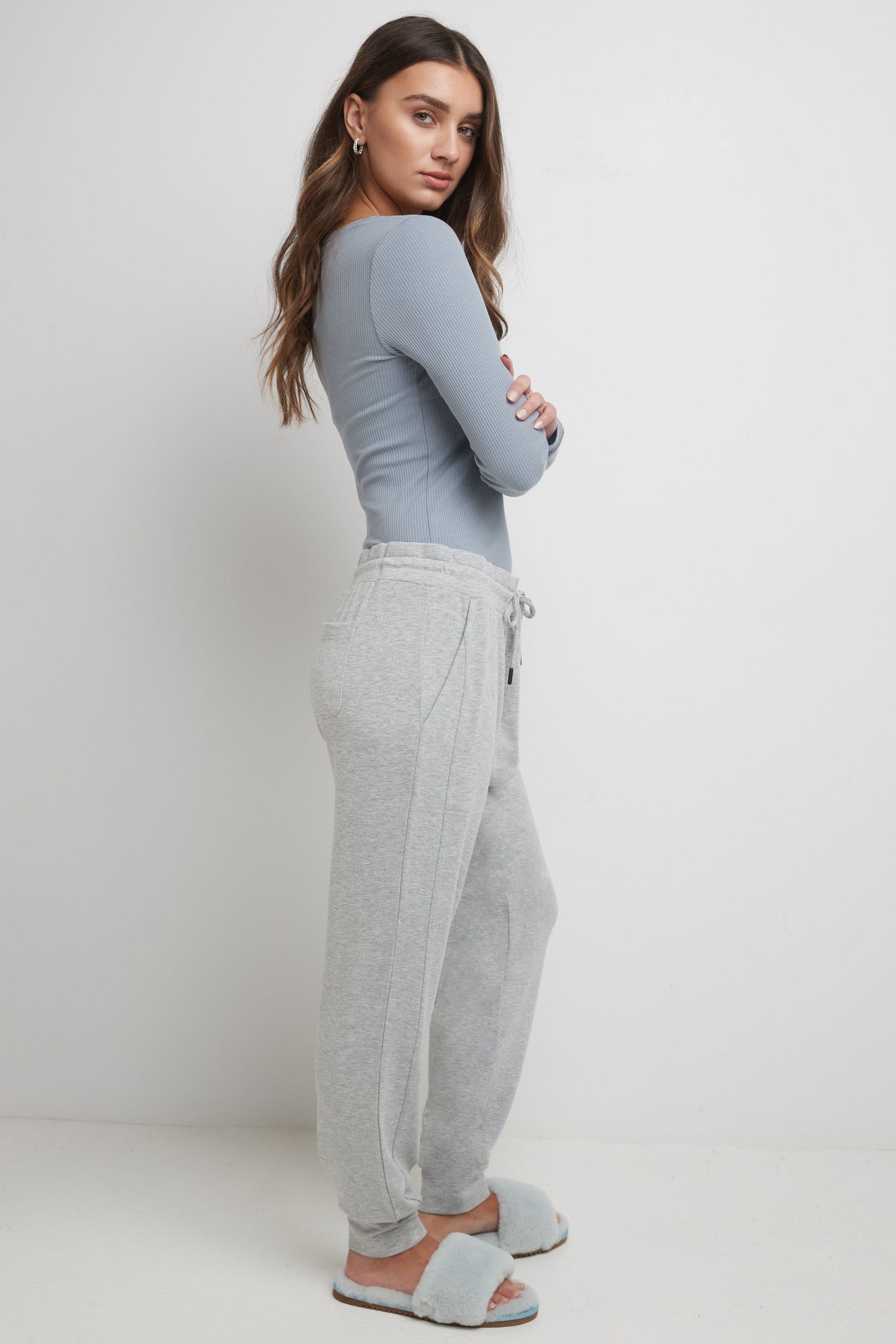 Rekucci Women's Simply Soft Knit Jogger Pants