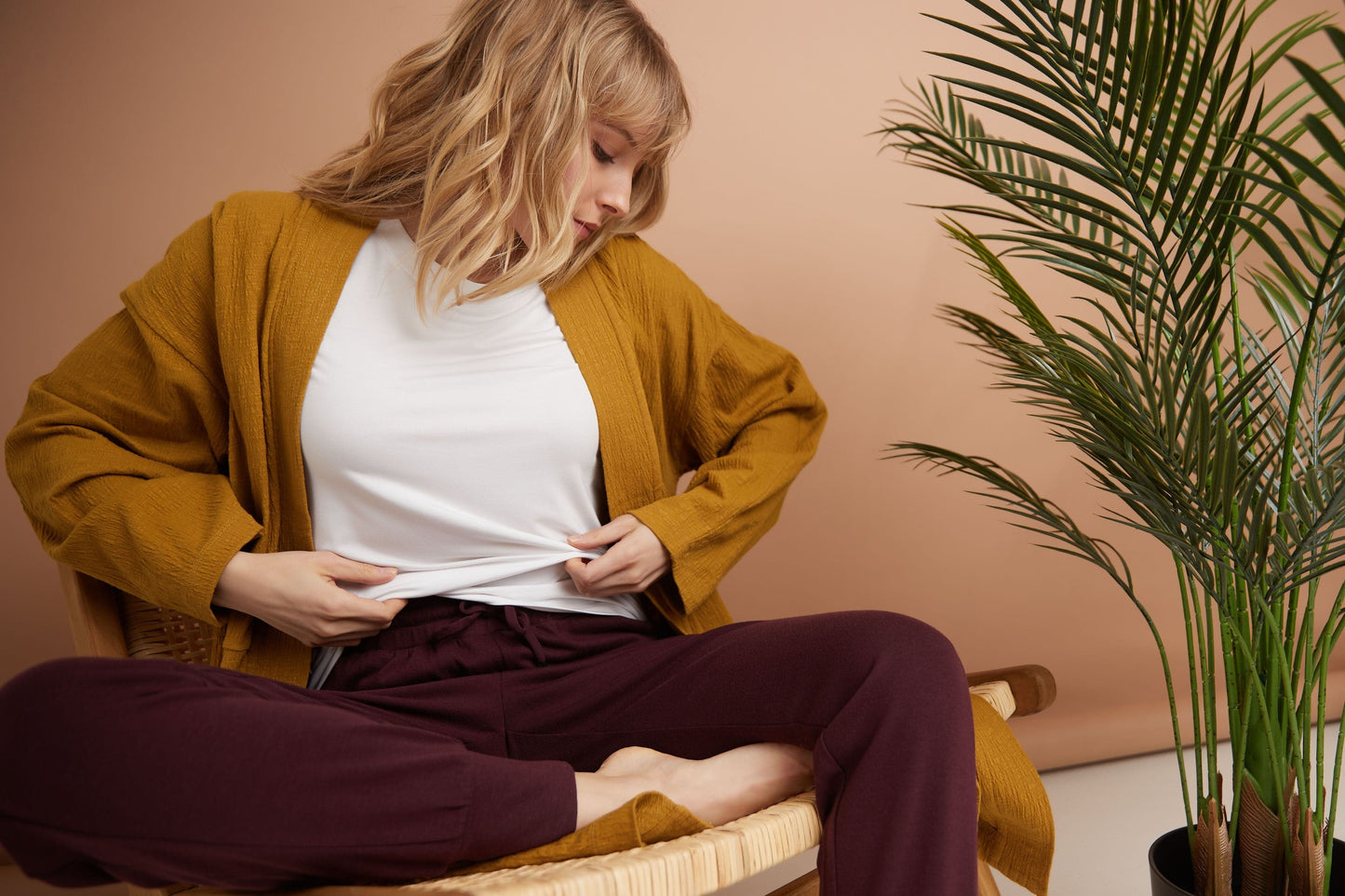 Rekucci Women's Simply Soft Knit Jogger Pants