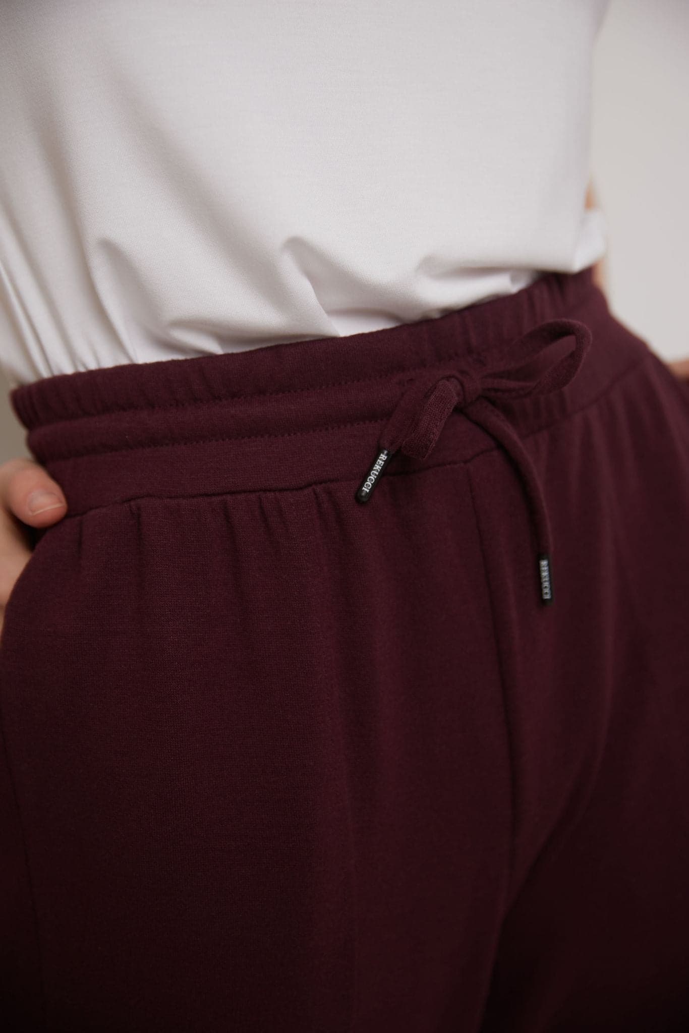 Rekucci Women's Simply Soft Knit Jogger Pants