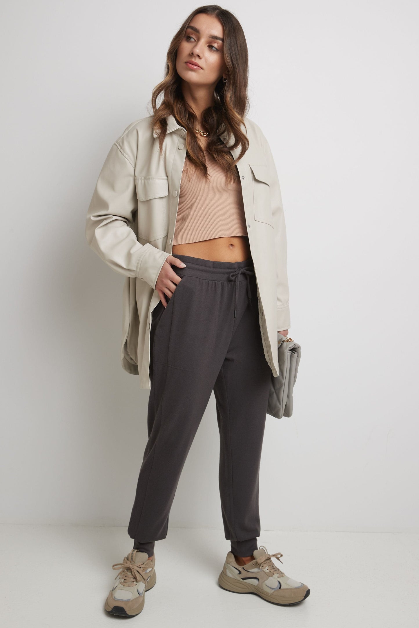 Rekucci Women's Simply Soft Knit Jogger Pants