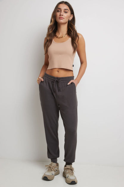 Rekucci Women's Simply Soft Knit Jogger Pants