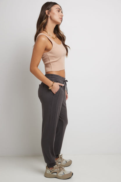 Rekucci Women's Simply Soft Knit Jogger Pants